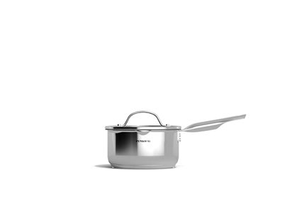 Attēls no Pensofal 1612 Single-handle Saucepan With Glass Lid Milk Boiler - New Era 16cm