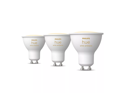 Picture of Philips Hue Smart Spotlight, 3pcs pack | GU10 | 4.2 W | Warm to cool white light