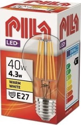 Attēls no Philips Żarówka LED E27 PILA LED CLA 40W A60 E27 WW CL ND 1CT/10 929001890031