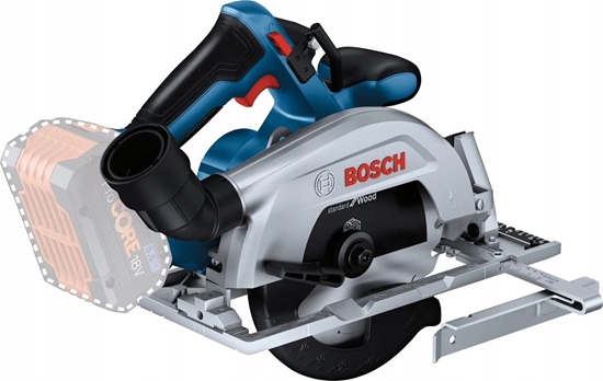 Изображение Pilarka tarczowa Bosch Akumuliatorinis diskinis pjūklas Bosch GKS 18V-57-2, be akumuliatoriaus ir kroviklio, 18V, 5.000 min.-1