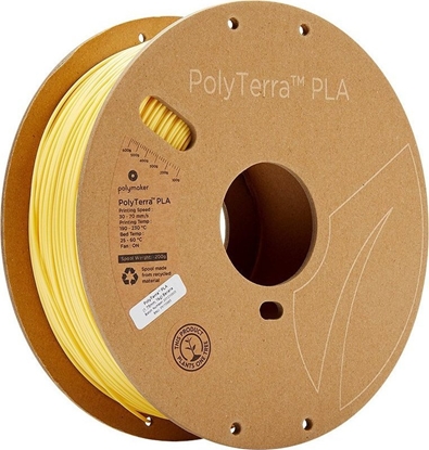 Изображение Poly Filament Polymaker PolyTerra PLA 1,75mm, 1kg - Banana}