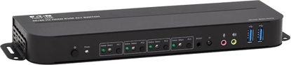 Изображение Przełącznik Eaton Eaton Tripp Lite series HDMI USB KVM Switch 4-Port 4K 60Hz HDR HDCP 2.2 IR USB Sharing - KVM-/Audio-/USB-Switch - 4 x KVM/Audio/USB - 1 lokaler Benutzer - Desktop