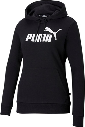 Изображение Puma Bluza damska Puma ESS Logo Hoodie TR czarna 586791 01 L