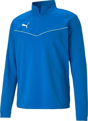 Attēls no Puma Bluza męska Puma teamRISE 1 4 Zip Top niebieska 657394 02