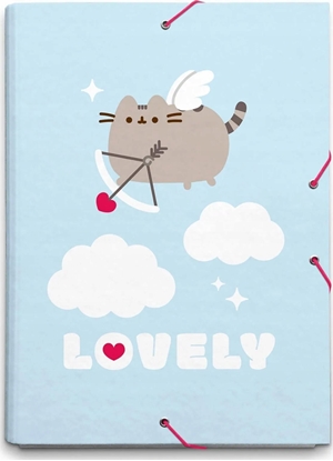 Изображение Pusheen Pusheen - Folder / teczka do przechowywania dokumentów z kolekcji Purrfect Love (24.5 x 34 cm)