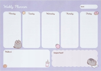 Attēls no Pusheen Pusheen - Planner tygodniowy z kolekcji Moments 54 strony A4