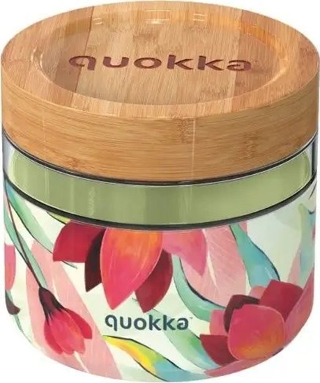 Picture of Quokka Quokka Deli Food Jar - Pojemnik szklany na żywność / lunchbox 820 ml (Spring)