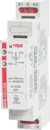 Attēls no Relpol Przekaźnik bistabilny 120A (20ms) 1Z 24 V AC/DC RPB-1ZI-U24 864387