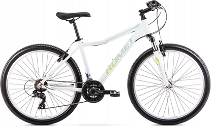 Изображение Romet Dviratis Romet Jolene 6.0 2024 white-blue-green-19" / L (Dydis: 19" / L)