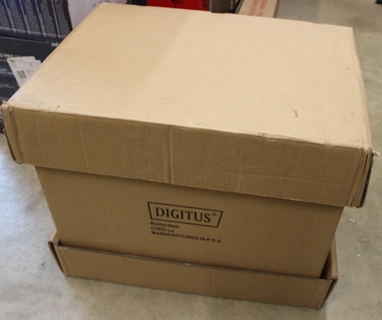 Picture of SALE OUT. DIGITUS 9U wall mounting cabinet, Unique 509x600x450 mm, color grey (RAL 7035) | Digitus | Wall Mounting Cabinet | DN-19 09-U | DAMAGED PACKAGING, DENT ON TOP