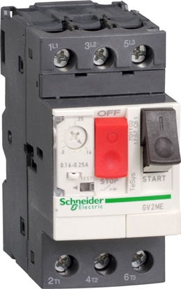 Изображение Schneider Electric Wyłącznik silnikowy 3P 0,09kW 0,25-0,40A PL GV2ME03AP