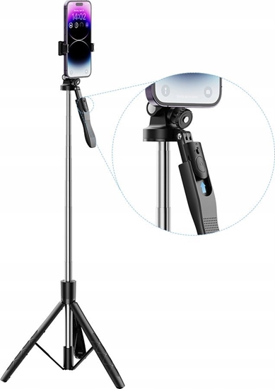 Picture of Selfie stick XO XO Selfie Stick BT Tripod SS15 180cm, black