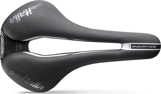 Изображение Selle Italia Siodło SELLE ITALIA FLITE BOOST ENDURANCE SUPERFLOW L (id match - L3) TI 316 Tube 7, fibra-tek, czarne (NEW)