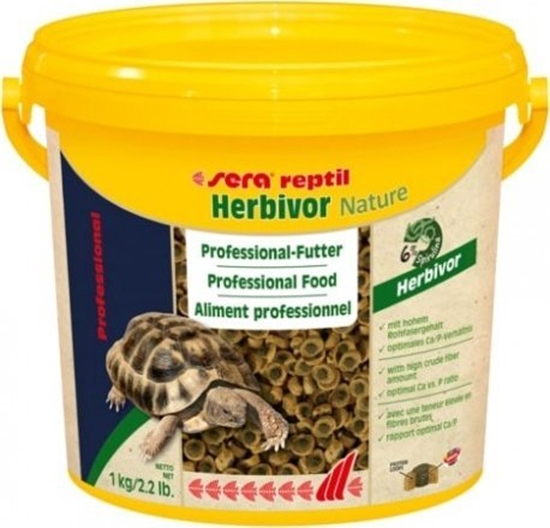 Picture of Sera Pokarm Reptil Professional Herbivor Nature 3.800 ml, granulat - gady