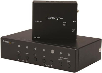 Picture of System przekazu sygnału AV StarTech Extender VGA, DisplayPort, HDMI, Cat5 (STDHVHDBT)