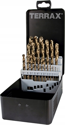 Attēls no Sourcing 25-piece drill set RUKO Terrax HSS Co