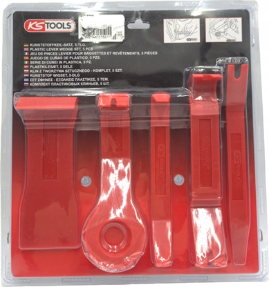 Attēls no Sourcing 5-piece plastic tool set KS TOOLS