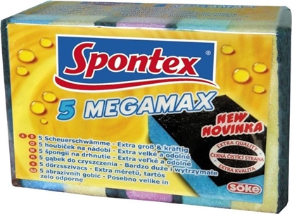 Attēls no Spontex Zmywak Megamax 5szt 97070294