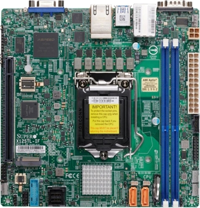 Picture of SuperMicro Supermicro Mainboard MBD-X12STL-IF Sockel 1200 Single