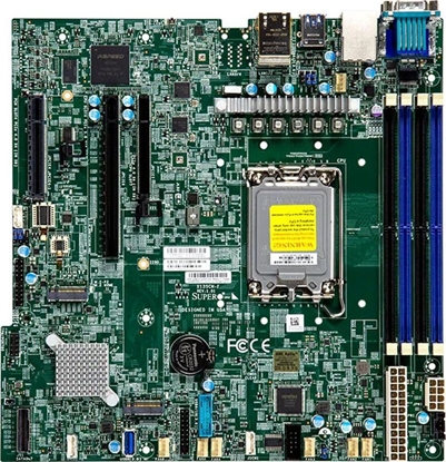 Изображение SuperMicro Supermicro Mainboard X13SCH-F micro-ATX Sockel 1700 DDR5-only Bulk