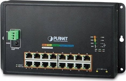 Attēls no Switch Planet PLANET WGS-4215-16P2S łącza sieciowe Zarządzany L2 Gigabit Ethernet (10/100/1000) Obsługa PoE Czarny