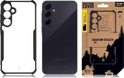 Attēls no Tactical Tactical Quantum Stealth Cover for Samsung Galaxy A55 5G Clear/Black standard