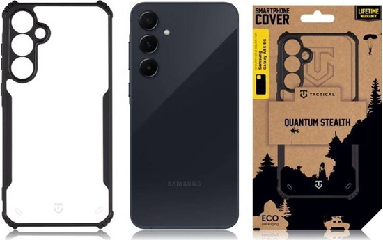 Изображение Tactical Tactical Quantum Stealth Cover for Samsung Galaxy A55 5G Clear/Black standard