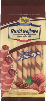 Attēls no Tago RURKI WAFLOWE TAGO z KREMEM KAKAOWYM 160 G