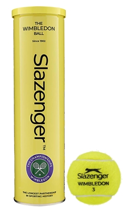 Изображение Teniso kamuol. SLAZENGER WIMBLEDON 4-tin