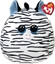 Attēls no TY Squishy Beanies Xander - zebra 22cm