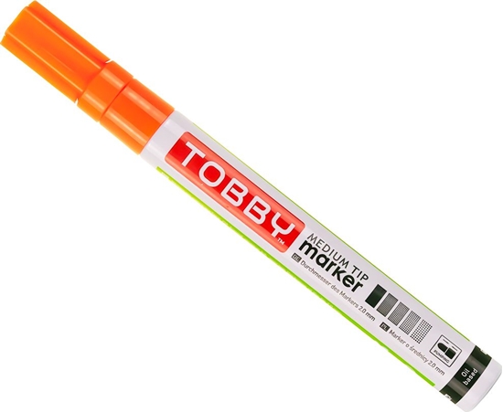 Picture of Tobby TOBBY MARKER OLEJOWY Kolor Jasno-pomarańczowy UV