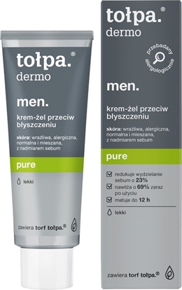 Picture of Tołpa Dermo Men. Pure, krem - żel przeciw błyszczeniu lekki 40ml