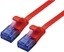 Attēls no TRITON VALUE Patchkabel UTP, Cat.6A (Class EA), extra plat, rood, 3 m