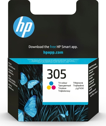 Изображение Tusz HP 305 Tri-Color Original Ink