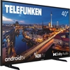 Изображение TV Set|TELEFUNKEN|40"|Smart/FHD|Wireless LAN|Bluetooth|Android TV|Black|40FAG8030