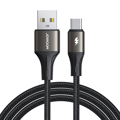 Изображение USB kabelis Joyroom SA25-AC3 USB to USB-C 3A 1.2m juodas