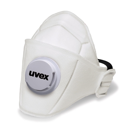 Изображение Uvex Respiratorius Uvex silv-Air Premium 5310 FFP3, sulankstomas, su vožtuvu,3 vnt, mažmeninė pakuotė