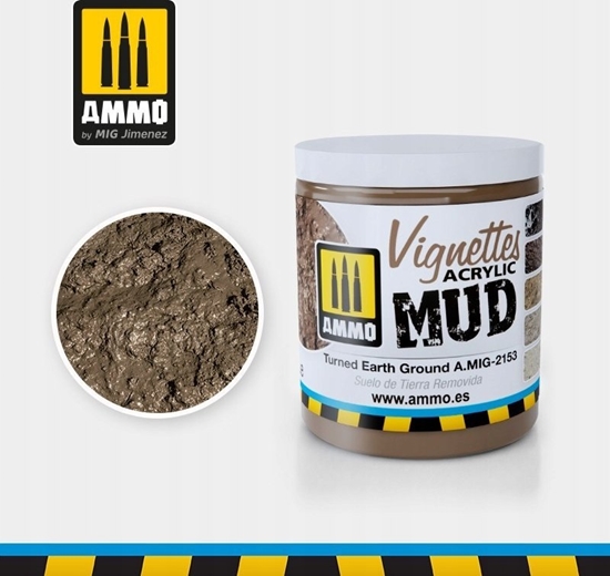 Picture of Vallejo Ammo: Acrylic Mud - Vignettes - Turned Earth Ground (100 ml)