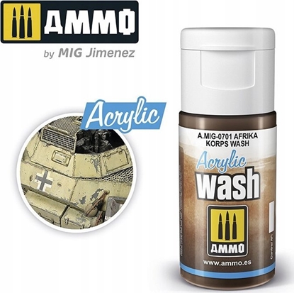 Picture of Vallejo Ammo: Acrylic Wash - Afrika Korps Wash