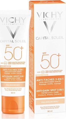 Attēls no Vichy Vichy Capital Soleil Krem przeciw przebarwieniom SPF 50, 50 ml - Długi termin ważności!