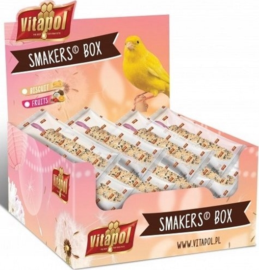 Picture of Vitapol SMAKERS BOX BISZKOPTOWY DLA KANARKA 12szt/box