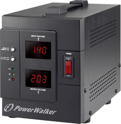 Attēls no Zasilacz do laptopa PowerWalker POWERWALKER AVR 2000/SIV Schuko 2000VA / 1600W automatischer Spannungsregler