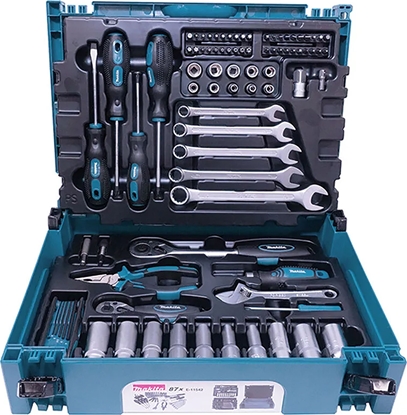 Изображение Makita E-11542 Werkzeug-Set 87-tlg. im MAKPAC Gr. 1