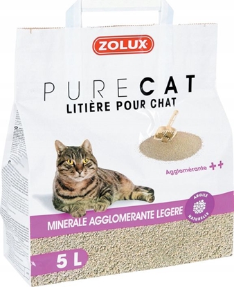 Picture of Żwirek dla kota Zolux PureCat Naturalny 5 l