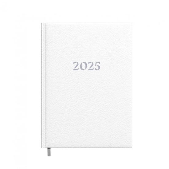 Picture of Planning notebook calendar 2025 A5 white