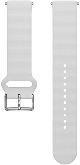 Изображение Polar watch strap 20mm S-L T, white silicone