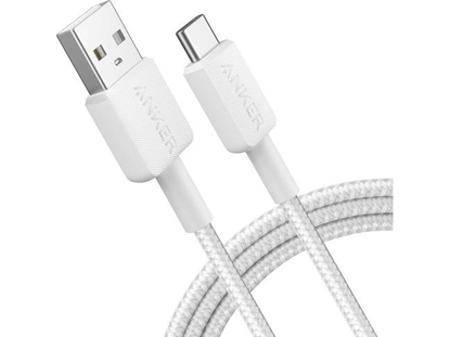 Изображение CABLE USB-A TO USB-C 1.8M/322 WHITE A81H6G21 ANKER