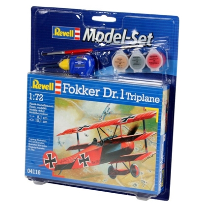 Изображение Revell Model Set Fokker Dr. 1 Tripla (MR-64116)