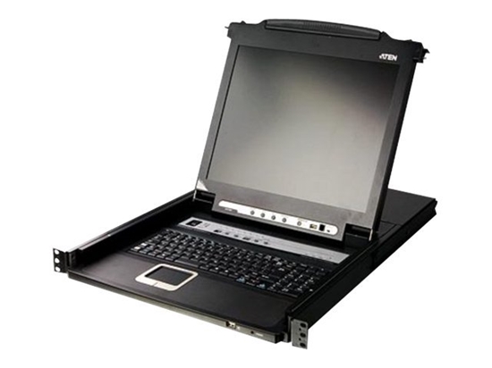 Изображение Aten CL5716N-ATA-AG 16-Port PS/2-USB VGA 19" LCD KVM Console with Daisy-Chain Port | Aten