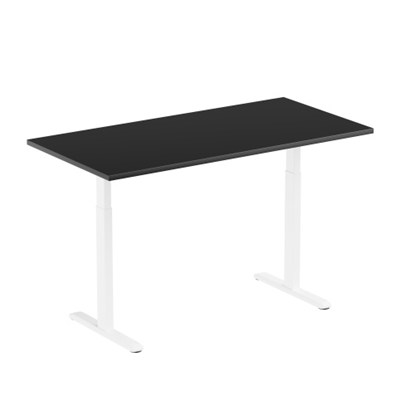 Изображение Adjustable Height Table Up Up Bjorn White, Table top L Black